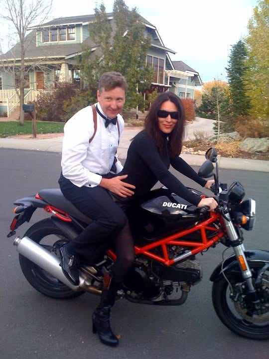 The Ducati didn't make it